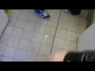 youth suckers in a public toilet